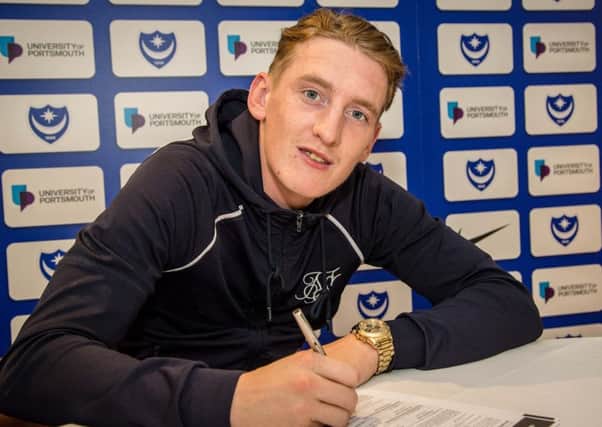 New Pompey signing Ronan Curtis Picture: Portsmouth FC