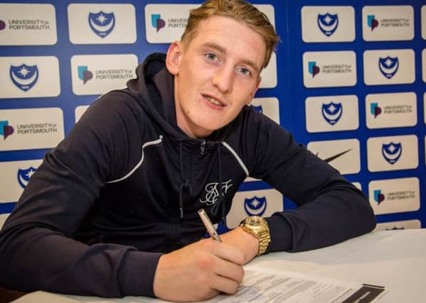Ronan Curtis has signed a two-year deal at Pompey Picture: Portsmouth FC