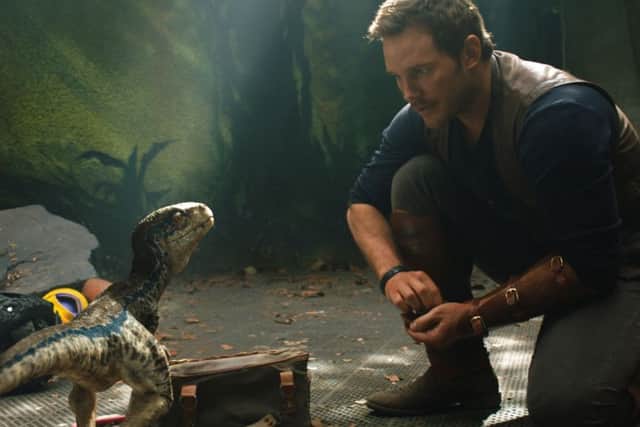 Cheryl was on the edge of her seat for parts of Jurassic Park: Fallen Kingdom Picture: PA