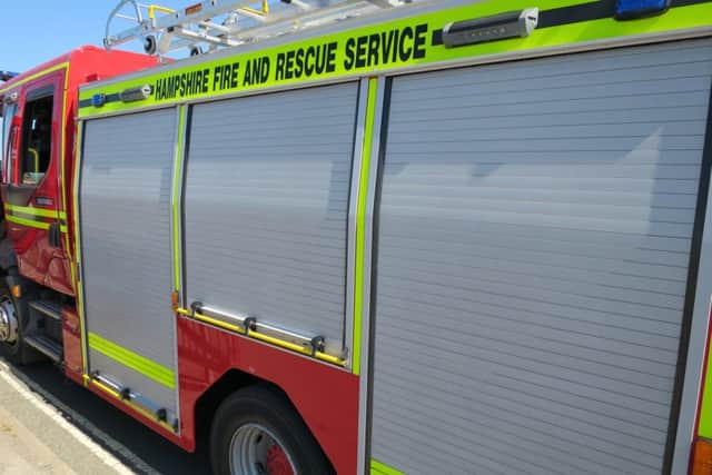Crews attended a fire this morning