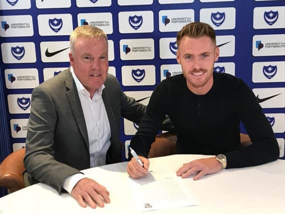 Tom Naylor has signed a three-year deal with Pompey