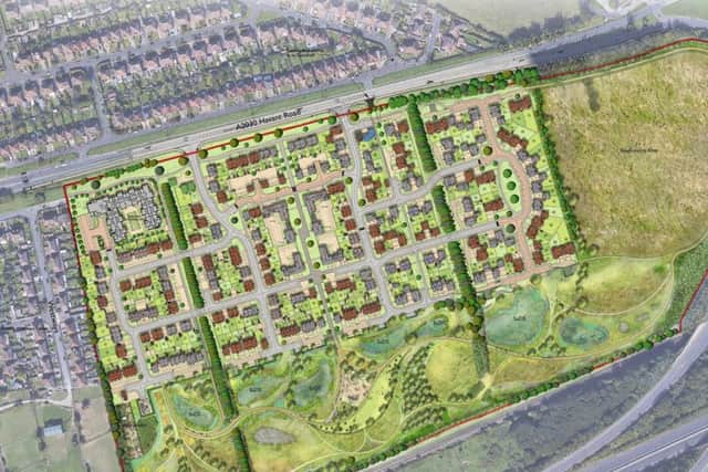 Homes and care home plans for Forty Acre Farm in Havant Road