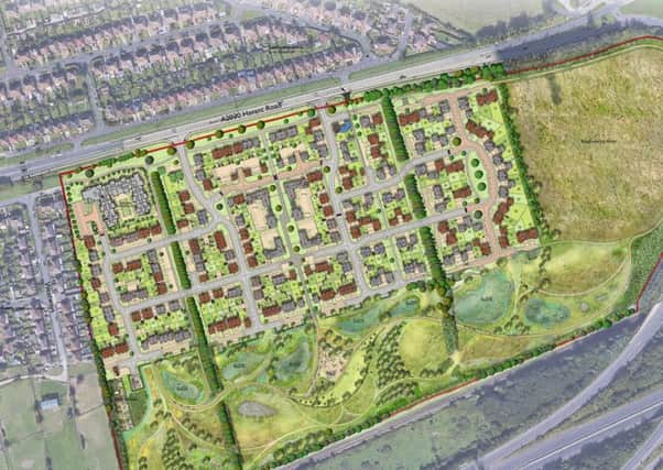 Homes and care home plans for Forty Acre Farm in Havant Road