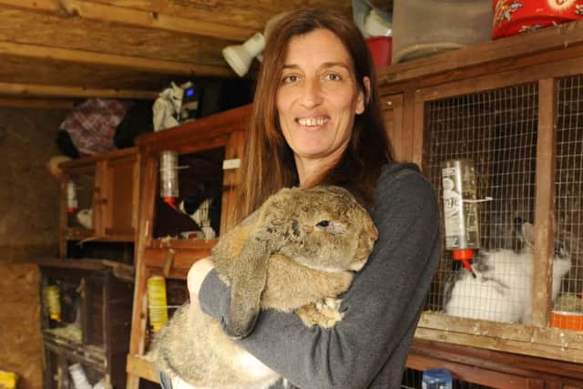Vanessa Taylor from South Coast Rabbit Rescue. Picture: Malcolm Wells