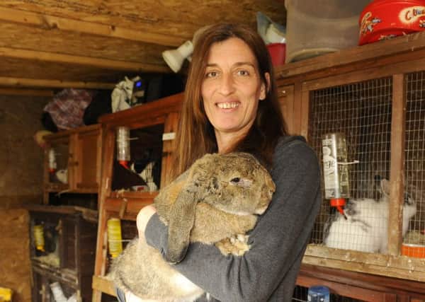 Vanessa Taylor from South Coast Rabbit Rescue. Picture: Malcolm Wells