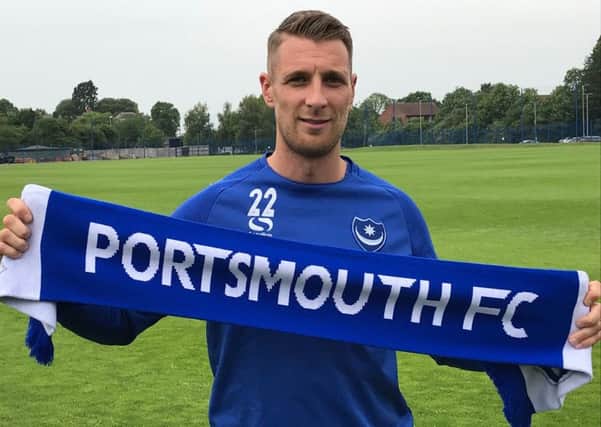 Lee Brown has signed a two-year deal at Fratton Park Picture: Portsmouth FC