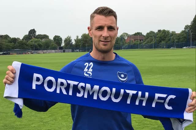 New Pompey signing Lee Brown. Pic: Portsmouth Football Club