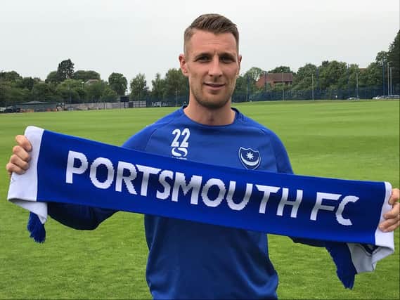 New Pompey signing Lee Brown. Pic: Portsmouth Football Club