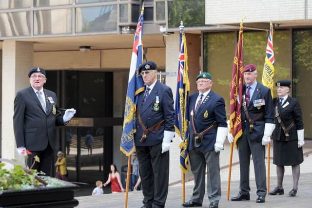 Last year's Falklands liberation anniversary ceremony in Portsmouth

Picture: Sarah Standing (170730-9027)