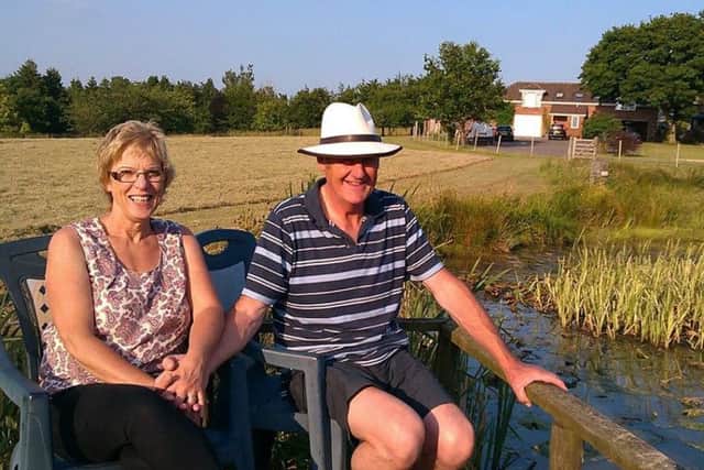 Pam and Rich Morgan, who own Holly Hill Apartments in Waltham Chase, have been awarded a Certificate of Excellence from TripAdvisorPic: Pam Morgan