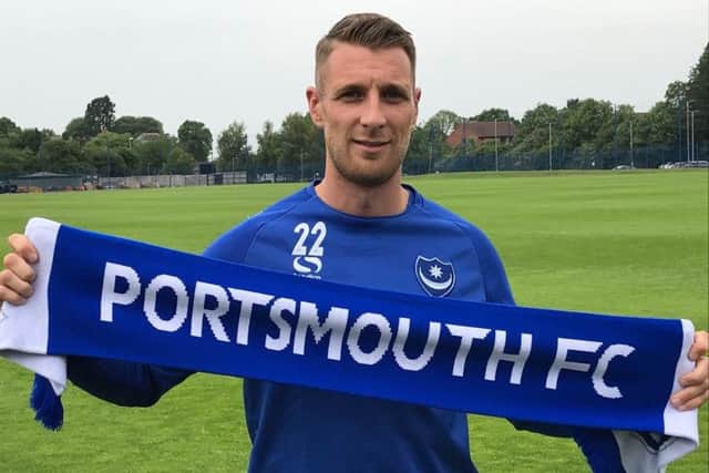 New Pompey signing Lee Brown. Pic: Portsmouth Football Club