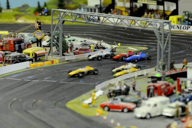 A Scalextric track. Picture: Sarah Standing