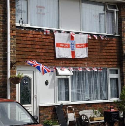 You don't need consent to fly the English flag