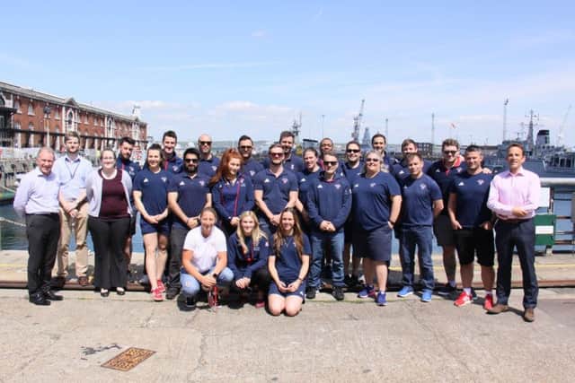 Members of the British Judo Association visited the Change Academy run by BAE Systems at Portsmouth Naval Base.