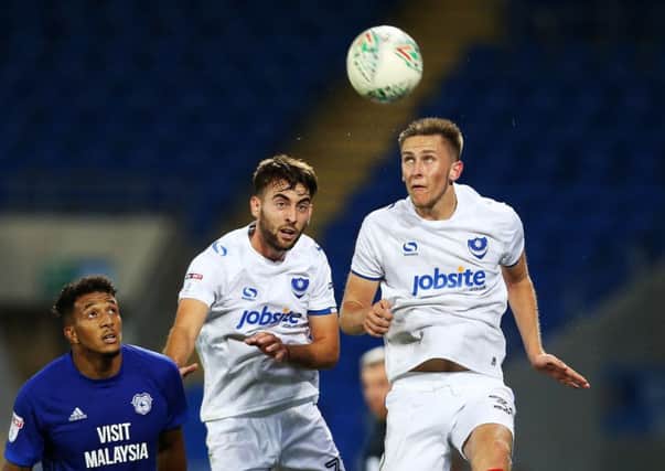 Pompey's talents Ben Close and Adam May. Picture: Joe Pepler