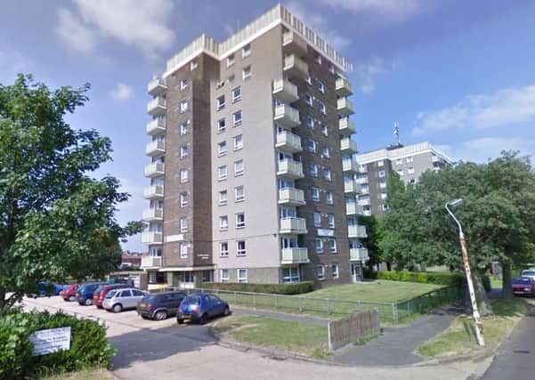 Langstone House, in Havant, where the alarm was triggered    
Photo: Google