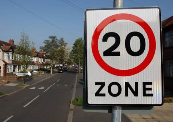 A 20mph limit is under the spotlight