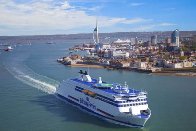 An artist impression of what Brittany Ferries new ships, set to travel from Portsmouth to Spain, will look like. PHOTO: Britanny Ferries