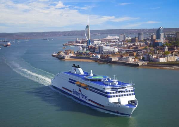 An artist impression of what Brittany Ferries new ships, set to travel from Portsmouth to Spain, will look like. PHOTO: Britanny Ferries