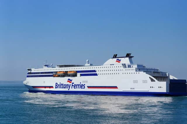 An artist impression of what Brittany Ferries new ships, set to travel from Portsmouth to Spain, will look like. PHOTO: Britanny Ferries