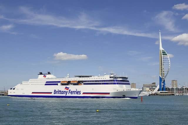 An artist impression of what Brittany Ferries new ships, set to travel from Portsmouth to Spain, will look like. PHOTO: Britanny Ferries