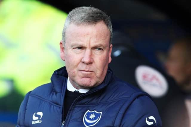 Pompey boss Kenny Jackett. Picture: Joe Pepler