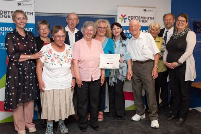 Portsmouth Inspiring Volunteer Awards Evening  Healthy Walks Team Portsmouth City Council. Picture: Steven J Phyall of Zooming photography