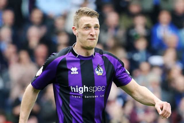 Lee Brown during an unsuccessful visit to Fratton Park in 2014. Picture: Joe Pepler