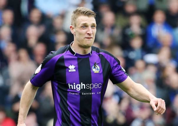 Lee Brown during an unsuccessful visit to Fratton Park in 2014. Picture: Joe Pepler