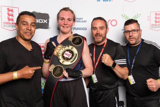 Kerry Davies is celebrating GB Elite Three Nations glory