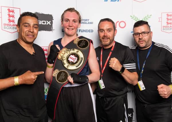 Kerry Davies is celebrating GB Elite Three Nations glory