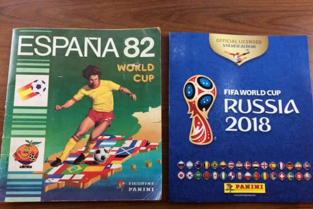 Simon Carter's (fully completed) Espana 82 album and the current Russia 2018 album (not started!)