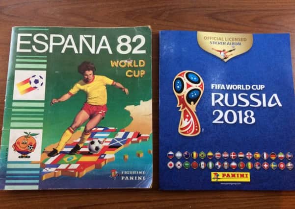 Simon Carter's (fully completed) Espana 82 album and the current Russia 2018 album (not started!)