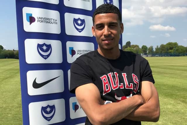 Louis Dennis. Picture: Neil Weld/Portsmouth FC