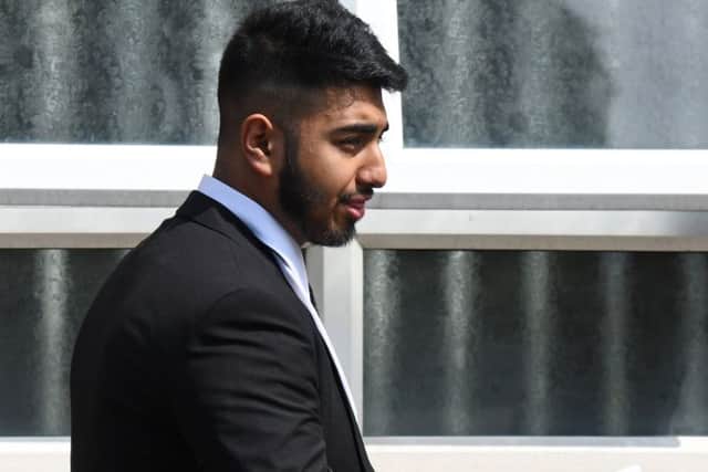 Moin Ahmed, who was fined Â£138 at Portsmouth Magistrates' Court for parking in a disabled parking space when falsely displaying a Blue Badge permit(180604-0859)