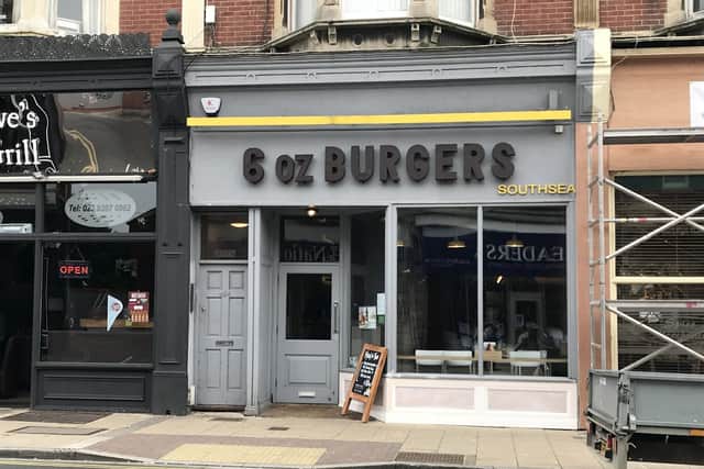 6oz Burgers in Osborne Road, Southsea