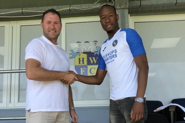 Lee Bradbury and Nicke Kabamba