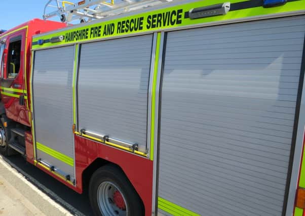 Fire crews were called to a man stuck on mud flats in Gosport.