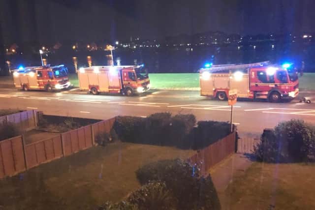 A man was rescued from the water off Portchester