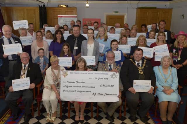 The ceremony at which the £50,000 was presented