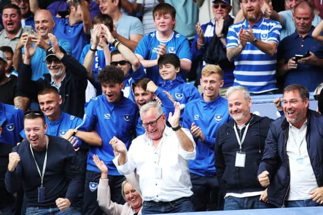 Pompey fans could find themselves standing at Fratton Park again in the future