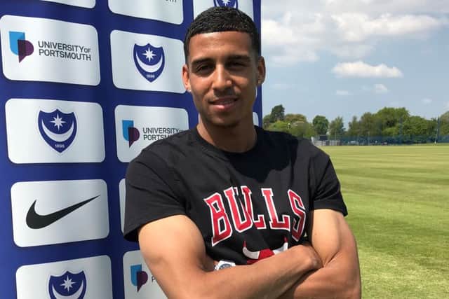 Louis Dennis. Picture: Neil Weld/Portsmouth FC