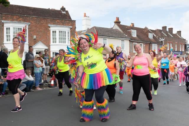Fit & Funky. during the parade Picture: Keith Woodland (180312-038)