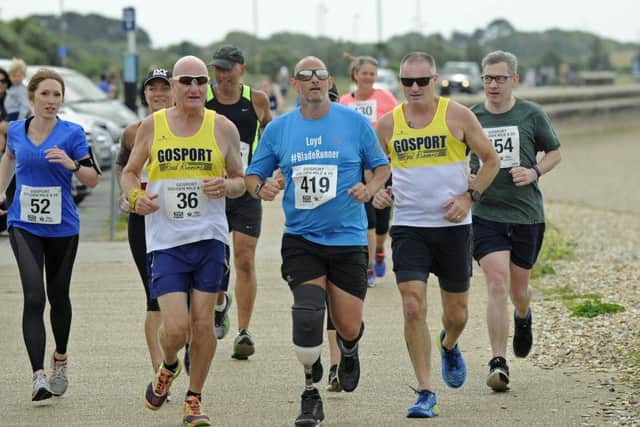 17/06/2018   The Gosport Golden Mile races have taken place at Stokes Bay. Loyd Durham. Picture Ian Hargreaves  (180617_athletics) PPP-180617-192358006