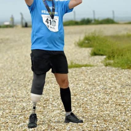 17/06/2018 The Gosport Golden Mile races have taken place at Stokes Bay. Loyd Durham.Picture Ian Hargreaves  (180617_athletics) PPP-180617-191759006