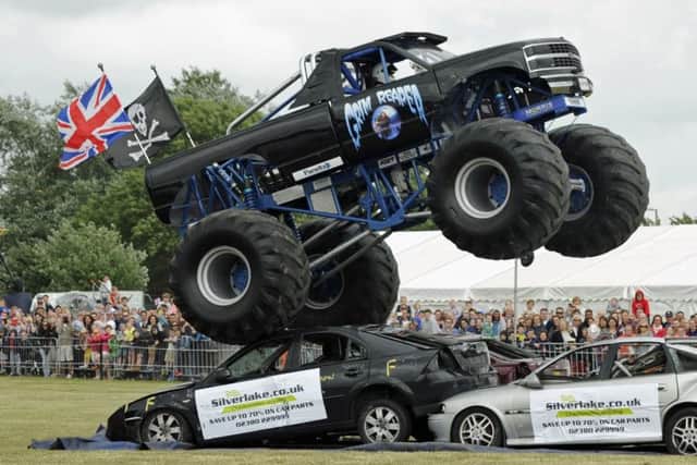 A 'Monster Truck' in action. Picture: Ian Hargreaves