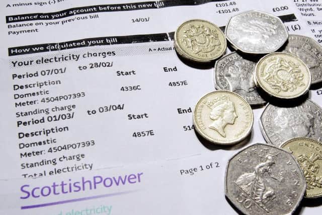 streetwise Elizabeth GullenFile photo dated 24/05/06 of a recent Scottish Power energy bill and money. PRESS ASSOCIATION Photo. Issue date: Tuesday September 15, 2009. Inflation slid to its lowest level in almost five years during August, official figures showed today. The Consumer Prices Index (CPI) fell from 1.8% to 1.6% over the month, according to the Office for National Statistics (ONS). It was last lower in November 2004. Unchanged household ENERGY bills this year compared with big hikes 12 months earlier dragged down the rate of inflation, along with falling food prices, the ONS said. See PA story ECONOMY Inflation. Photo credit should read: Andrew Milligan/PA Wire PPP-171004-100100001