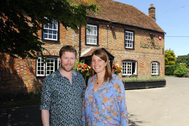 Simon and Caroline Wood have taken over The Rising Sun in Swanmore  Picture: Malcolm Wells