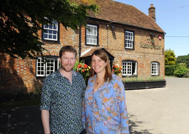 Simon and Caroline Wood have taken over The Rising Sun in Swanmore  Picture: Malcolm Wells