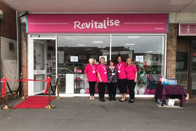 The new Revitalise charity shop in Stubbington L to R: Sheila Grainger, Della Springett, Yvonne Musgrove, Jo Holman and Larissa Chapman  Picture supplied